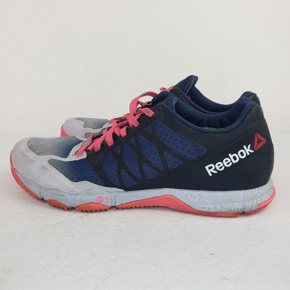 Reebok Crossfit Speed TR Womens Training Shoes Blue-Dove-Pink Sz 6.5 - Picture 2 of 13